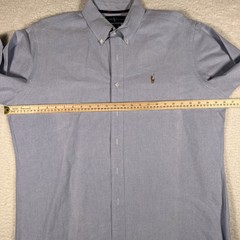Ralph Lauren Classic Fit Button Down Modern Vent Shirt Mens XL Light Blue Cabin