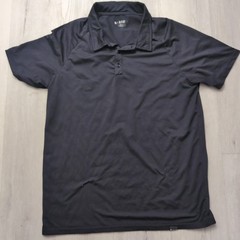 Barbell Apparel Polo Shirt Mens Large Performance Gym Golf Stretch Flex