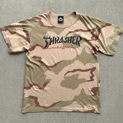 Thrasher Magazine Rothco Men’s Size Large Camo Tee T-Shirt Desert