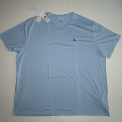 Lacoste 12R 5xlb V-Neck Pima Cotton Bordeaux Big&Tall Red 5XB NWT
