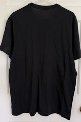 NEW Alfani Short Sleeve Crew T Shirt BLACK 100% Combed Cotton Men’s L
