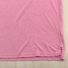 Mens Modern Preppy Polo Shirt L Pink Slub Jersey Slim Fit American Eagle