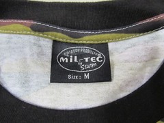 Miltec Belgian Jigsaw Camo Pattern T-Shirt Short Sleeve 100% Cotton