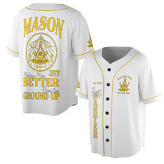 Personalized Name Past Master Making Men BETTER From Freemaso 3D Baseball Jersey