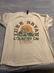 Luke Bryan Country On Farm Tour 2023 Concert T-SHIRT XL Tractor