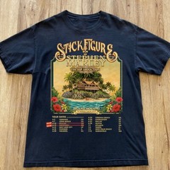 Rare Stick Figure Cotton Men All Size 11D497