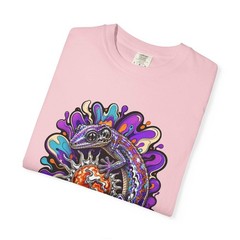Psychedelic Chrome Gecko Graphic Tee