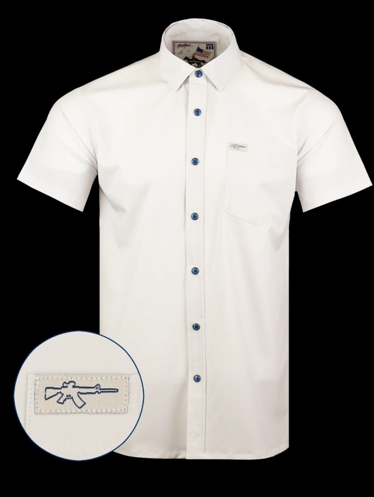 Retro Rifle The Patriot Button Down (Pearl Snaps). Men’s X-Large – New In Bag.