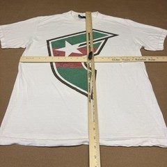 Famous Stars & Straps Shirt Mens Medium White Big Logo Graphic Streetwear Tee