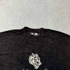 Darc Sport Wolves Baki Hanma T Shirt Mens Large Black Side by Side Graphic Print