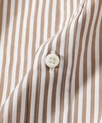 (ASK availability First) BEAMS GUY ROVER Striped wide collar shirt NEW