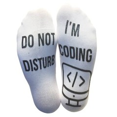 Funny Ankle Socks Do Not Disturb I’m Coding Novelty Gift for Programmers