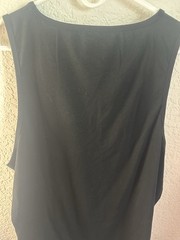 Men’s 021 ESSENTIAL DROP-CUT POCKET TANK Black Size xL