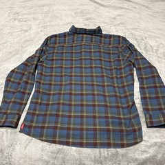 Wrangler Authentics Men’s XL Cloud Flannel Long Sleeve Shirt Blue Plaid NEW