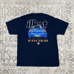 Illest Cars T Shirt Short Sleeve “ Live Fast , Forever Illest” Mens Size Large