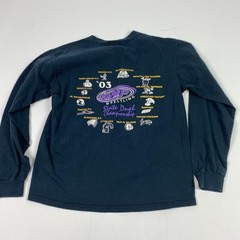 VINTAGE KWF Wrestling Shirt Mens Medium Long Sleeve State Dual 15th Annual 00s