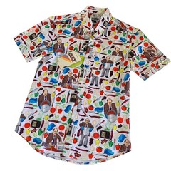 NWT The Office x RSVLTS Mens Kevin Malone’s Famous Chili Button Down Shirt Small