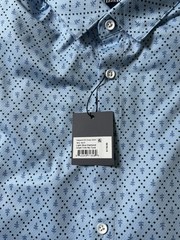 mizzen main halyard Dress Shirt Light Blue Diamond Size Small