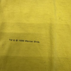 Vintage Looney Tunes Yellow Tweety Bird y2k Short Sleeve T-Shirt Adult Size L