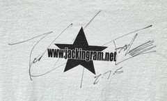 Jack Ingram Signed T-Shirt Texas Music Adult L White Shirt Autographed Daniels