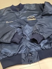 RARE! VTG MTA TRANSIT NYC EAST NEW YORK DEPOT BOMBER JACKET UNIFORM SzM USA MADE