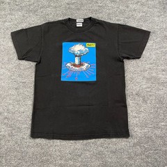 FUCT Atomic Bomb Streetwear Skater Shirt Medium 19×25 Black