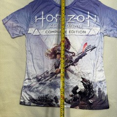 Horizon Zero Dawn Complete Edition Graphic T-Shirt Purple Blue Unisex Size M