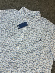 Huk Men’s Kona Pattern Fishing Shirt Size XL Button Down Short Sleeve NWT