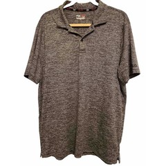 FILA SPORT MENS GOLF POLO TENNIS Leisure Active Resort Travel Shirt Sz. L Gray