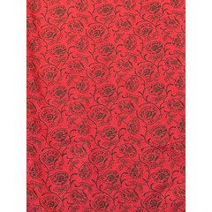 CONSEQUENCE Roses Flex Button Down in Burgundy Mens XL Slim Fit