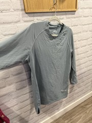 Raw Gear Shirt Men’s L Green LS Vented Tech T Lightweight Gym Poly Rayon