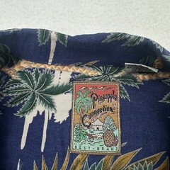 Pineapple Connection Hawain Men’s Button Down SS Shirt Size Medium Floral