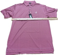 FootJoy University of Alabama Golf Team Polo L Crimson White Polo Shirt